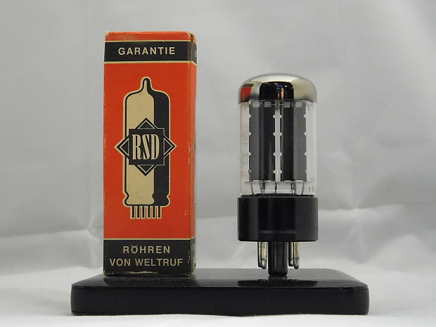 Mullard NOS RSD GZ34 5AR4 Great Britain F32 1964 Vintage Glass