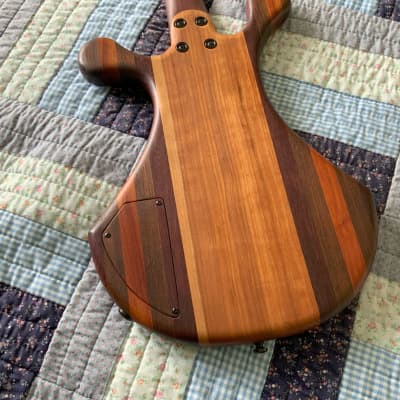 Stunning Woods JD Guitars KS-2 Cherry, Purpleheart, Walnut & African Padauk image 7