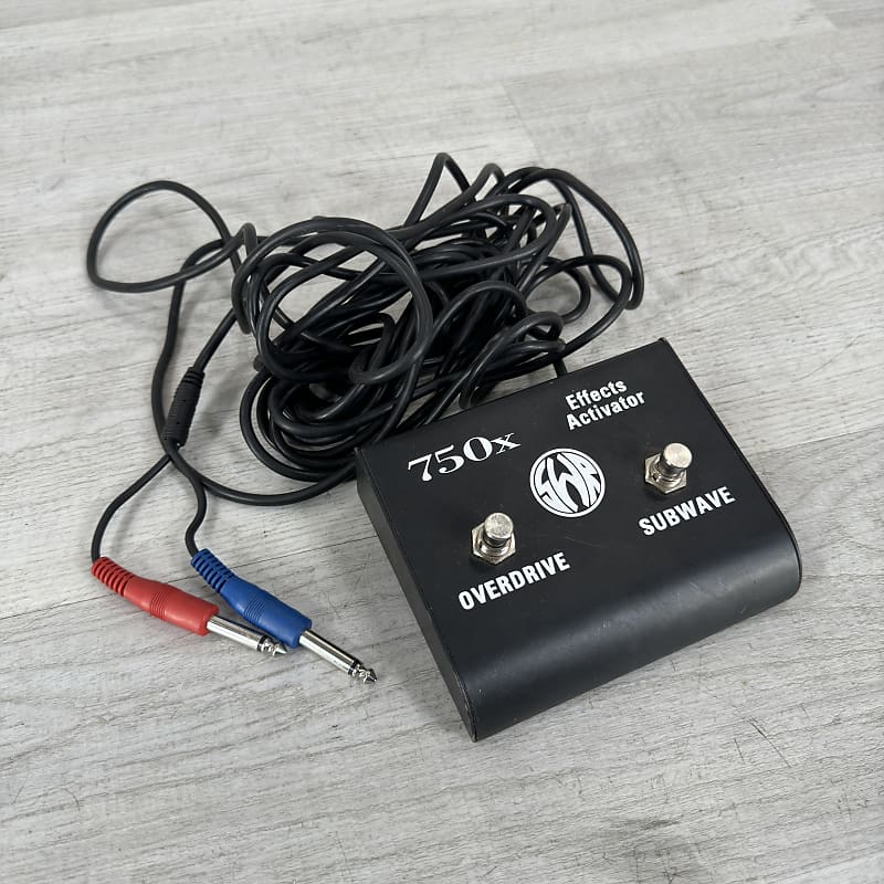 SWR 750X Bass Amplifier Footswitch Reverb