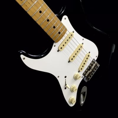 LEFTY! 1988 Vintage Fender Japan Fuji-Gen Clapton 57 Strat Guitar Blackie Relic MIJ Featherweight 6.6 Lb! image 7