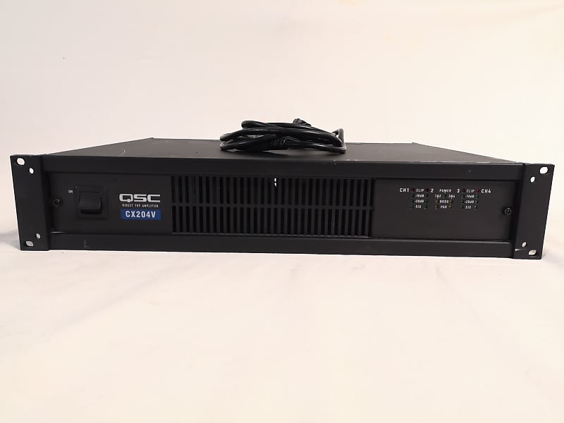 【動作品】QSC CX204V パワーアンプ QSC CX204V CX Series 4-Channel 70V Power Amplifier
