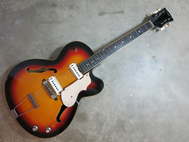 VOX Typhoon フルアコ　ギター Vintage 1967 Vox Typhoon Sunburst Guitar Very Clean