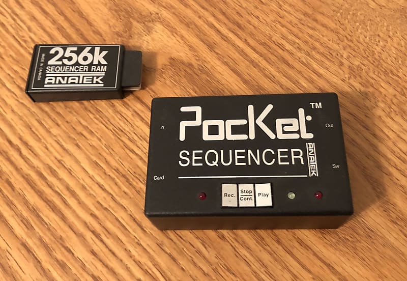 Anatek Pocket Sequencer - 5 pin MIDI powered sequencer & RAM card