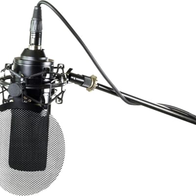 MXL 770X Multi-Pattern Condenser Microphone Bundle with Shock Mount, Pop Filter, 20' XLR Cable | Studio Quality Recording, Gaming & Streaming (Black) image 2