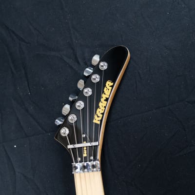 Kramer Baretta "Hot Rod" Electric Guitar  - Blue Sparkle Flames (9014-BO) image 16