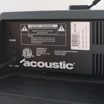 Acoustic AG120S 2010-2019 Black image 6