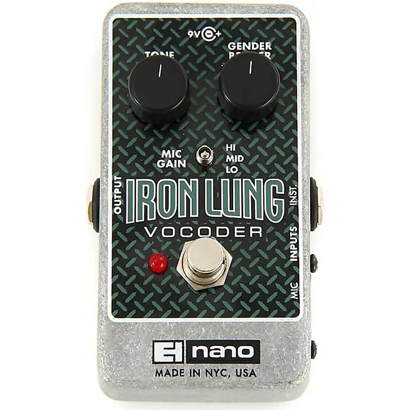 ElectroHarmonix EHX Iron Lung Vocoder Guitar Vocal Talk Box Reverb