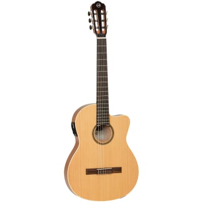 Tanglewood TWEMDC2 Enredo Madera DominarThinline Classical Cutaway/Electric Guitar for sale