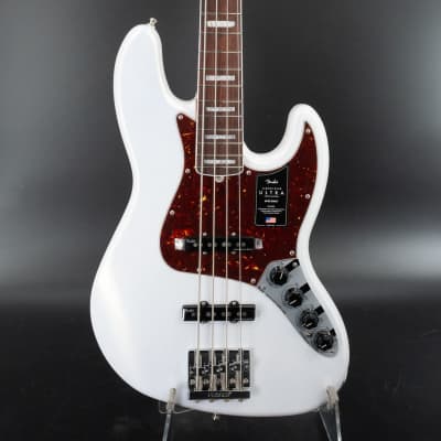 Fender American Ultra Jazz Bass - Rosewood Fingerboard - Arctic Pearl - Ser. US23095695 image 15