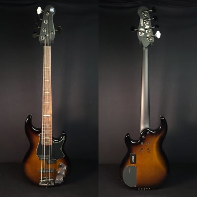 Yamaha BB735A 5-String Electric Bass Guitar - Dark Coffee Sunburst 