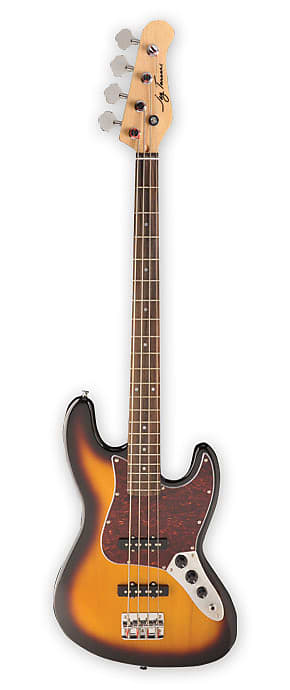 Jay Turser JTB-402-TSB JTB Series Solid J Style Body Maple Neck 4-String Electric Bass Guitar image 1