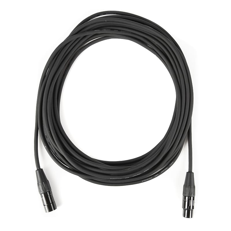 lightmaXX Ultra Series 3-Pin DMX Cable 10m (Black) - DMX Cable