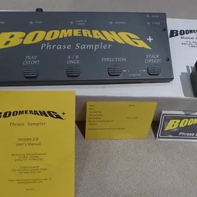 Reverb.com listing, price, conditions, and images for boomerang-boomerang-phrase-sampler