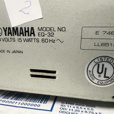 Vintage Yamaha EQ-32 Natural Sound Graphic Equalizer Spectrum Analyzer tested image 22