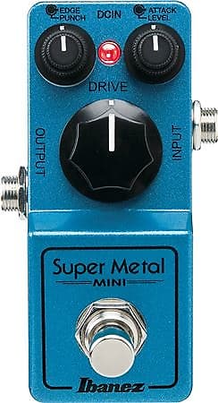 Ibanez Super Metal Mini Distortion Effects Pedal image 1