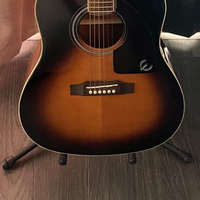 Epiphone AJ-200S N Solid Spruce Top | Reverb