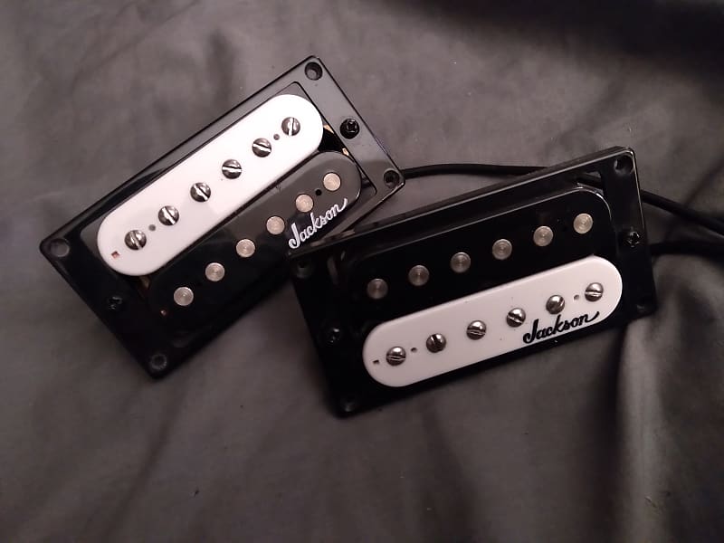 Jackson Belcat Humbucker Pickup Zebra Set Reverb