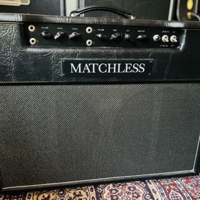 Matchless DC-30 - 2x12 Combo Hand Made in USA - Black + Custom Case for sale