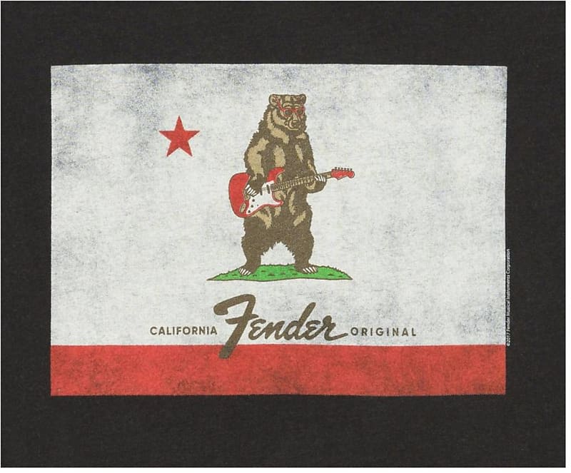 Fender Bear Flag T-Shirt - Small image 2