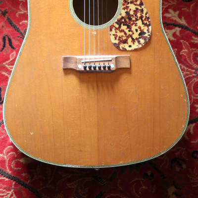 Early Japanese Vintage 'Big Timer' Super Dreadnought! (Ibanez Factory)  early 60's image 12