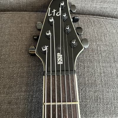 ESP LTD H-307 - Green Flame with Active EMGs and OHSC | Reverb
