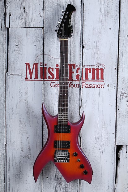 BC Rich 1984 NJ Series Bich Electric Guitar Japan Cherry