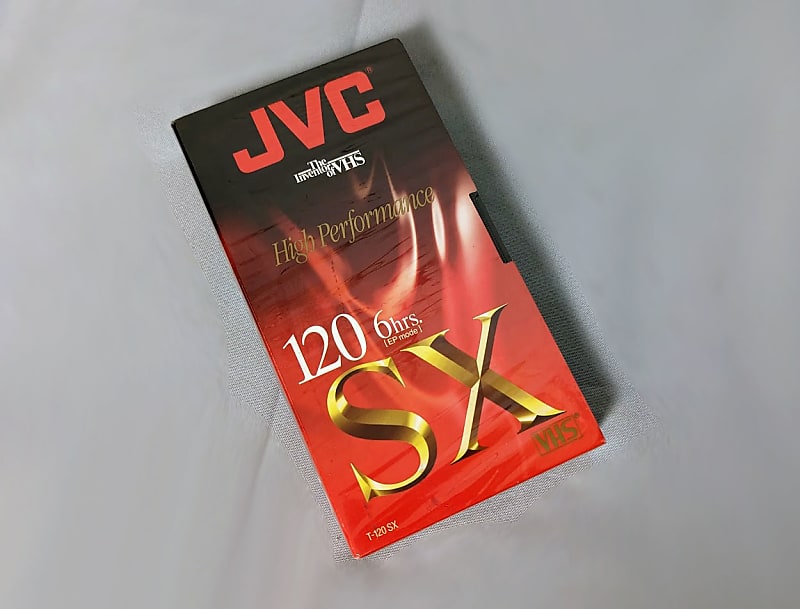 JVC High Performance SX 120 6hrs. VHS Video Tape - Brand New - Factory Sealed image 1