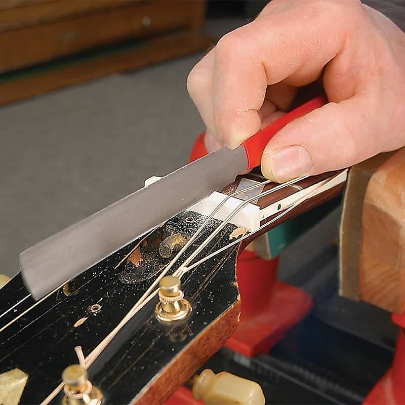 VICASKY 1 Set Guitar File Luthier Tools Slotting File Jewelry Repair Kit  Tools Guitar Repairing Supplies Guitar Nut Files Electric Bass Guitars  Guitar