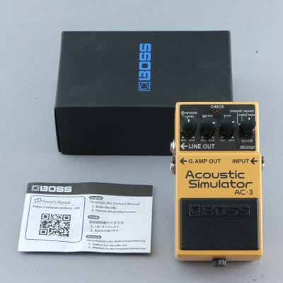 Boss AC-3 Acoustic Simulator Pedal | Reverb