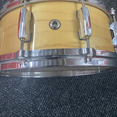 Pearl Masters Custom Plus 5.5”x14” exotic lacquer maple snare drum image 5