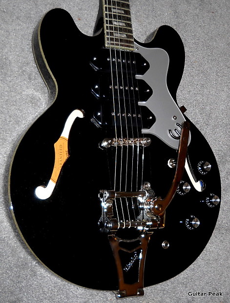 Epiphone riviera cheap p93 black royale