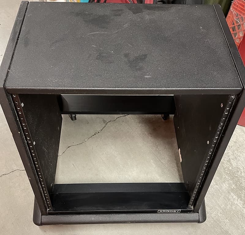 Argosy Rack 'N Roll L10 10U Rolling Side Rack RRL10B Reverb