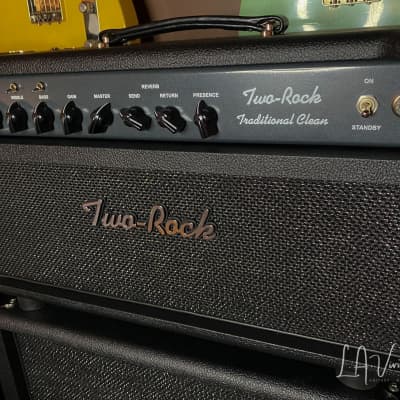 (Pre-Order) Two Rock Traditional Clean Amp Head & Matching 2x12 Cab in Sparkle Matrix Grill Cloth & Black Tolex image 3