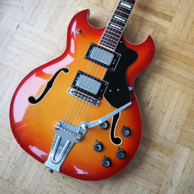 Zerosette SAD 2 V Super "Barney Kessel"-style guitar ~1970 made in Italy image 3