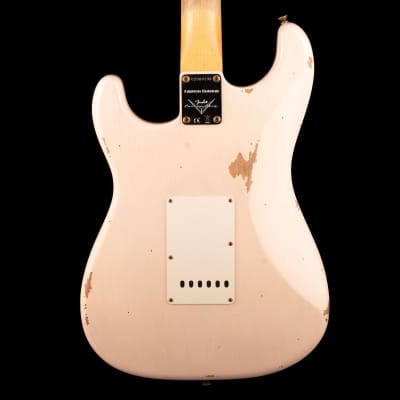 Fender Custom Shop Limited Edition 1959 Stratocaster Relic Super Faded Aged Shell Pink image 12