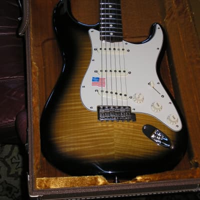 Fender 62 American Standard Custom 2006 - 2 color Sunburst Flametop image 2