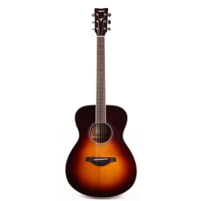 Yamaha FS-TA Transacoustic Brown Sunburst Acoustic Guitar image 2