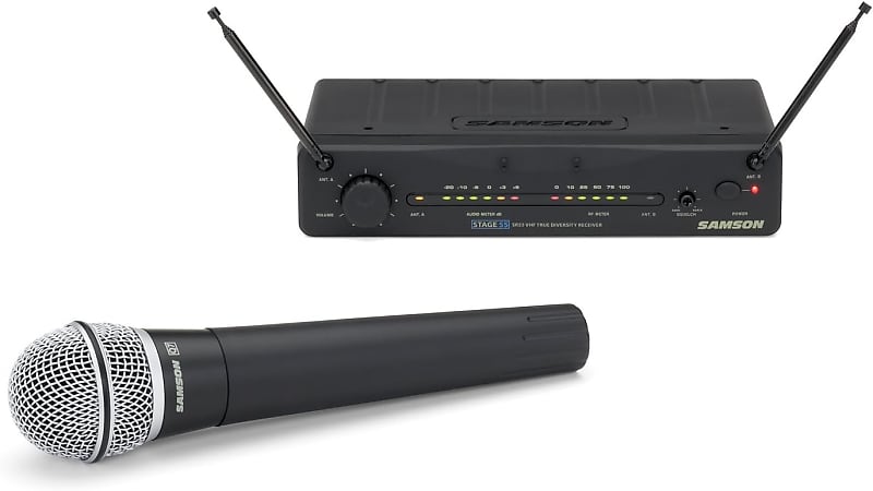 Samson Stage 55 True Diversity Wireless Handheld Mic System - Channel 1 image 1