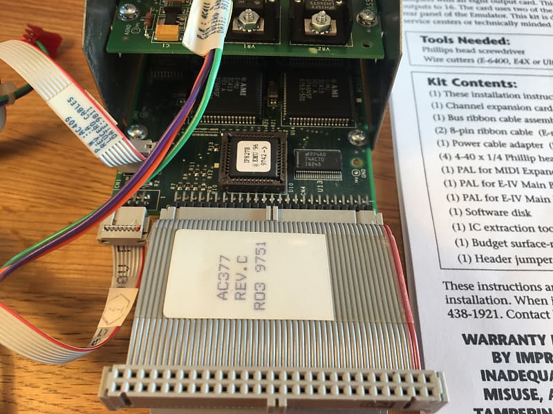 EMU E-MU Sampler Analog output Expander Octo Card 6313