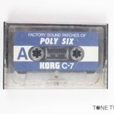 Korg Polysix Factory Sound Patches of Poly-6 C-7 Data Tape VINTAGE SYNTH DEALER image 2