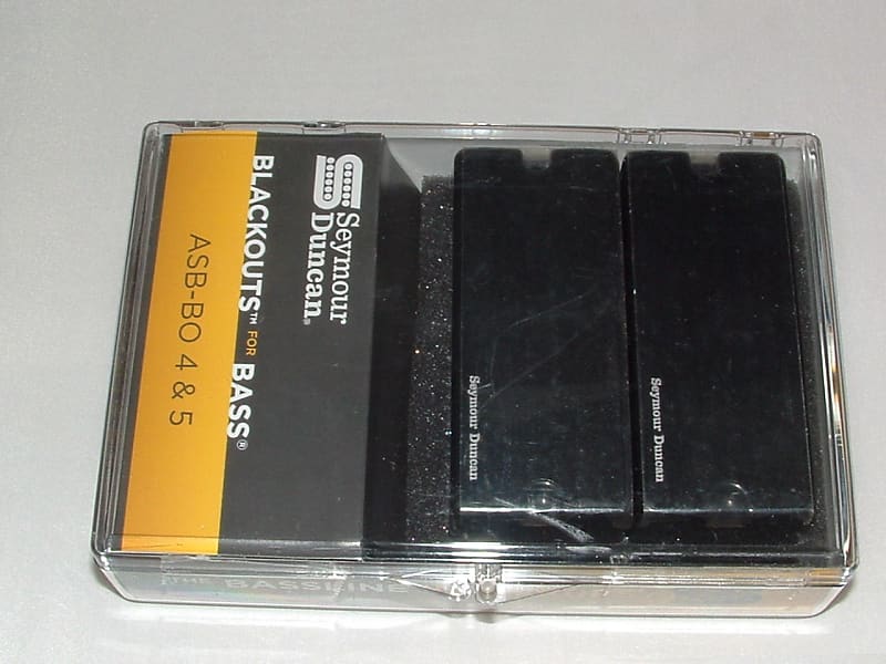 Seymour Duncan ASB-BO-4s Blackouts for Bass (4 String) Set - Brand New image 1