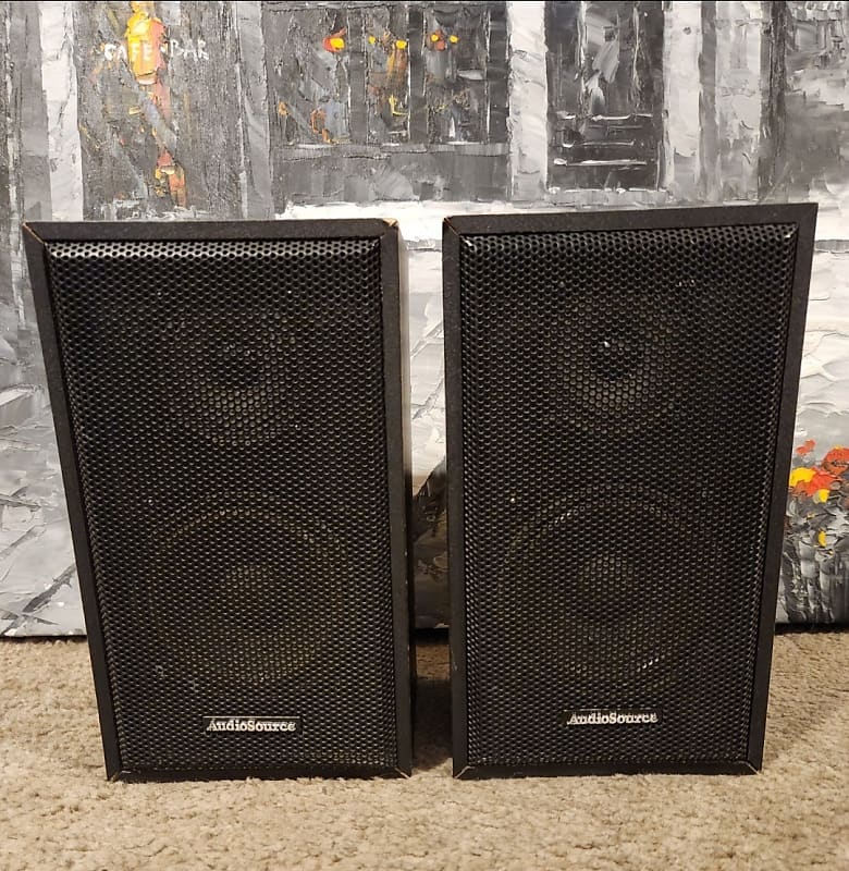 AudioSource AudioSource LS Ten/A Bookshelf Speakers. 80s  			