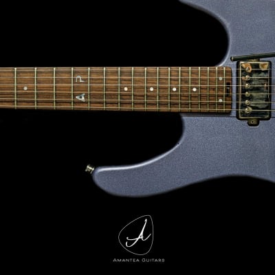Amantea guitars Musicstyle AP 2021 Celestitegrey image 4