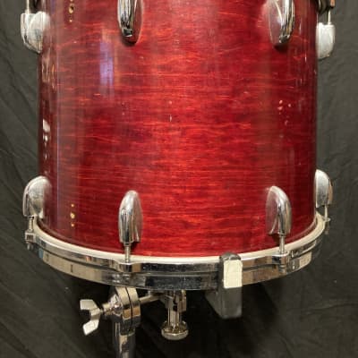 Gretsch USA - 15x12" , Stop Sign Badge 1970's - Red Rosewood image 7