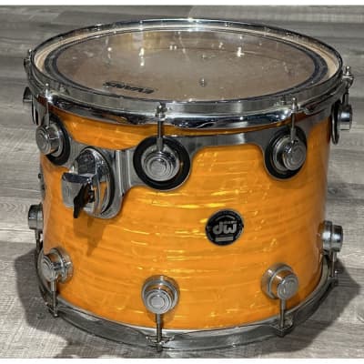 Used DW Collectors Maple 4pc Drum Set Tangerine FinishPly w/DW Bags image 8
