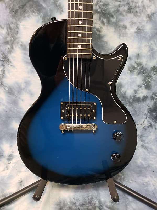 2008 Maestro Les Paul Jr Blueburst Pro Setup New Strings