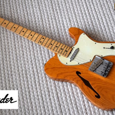 Fender Telecaster Thinline 1969  Original Natural Finish On Ash, 6.4 lbs. image 11