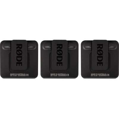 Rode Wireless GO II Dual Compact Digital Wireless Microphone System/Recorder (2.4 GHz, Black) image 7