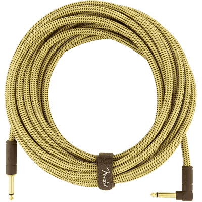 Fender Deluxe Series Straight / Angled TS Instrument Cable - 25'