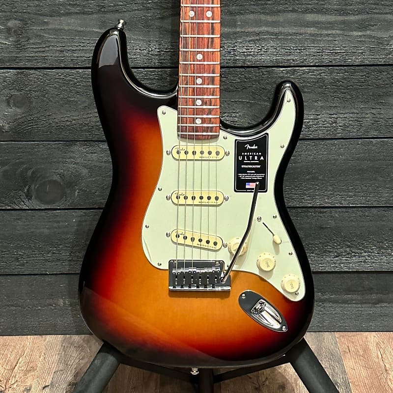Fender American Ultra Stratocaster Rosewood Fingerboard Electric Guitar Ultraburst image 1